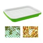 Microgreens Growing Tray | 2-Layer Hydroponic Sprouter Tray for Kitchen Gardening (Pack of 2)